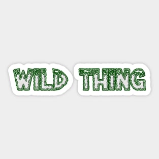 Wild Thing Sticker